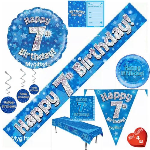 Blue 7th happy birthday - &,