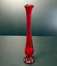 Vintage Fenton 8.25" Red Ruby