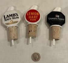 Vintage Rum Bottle Pourers –