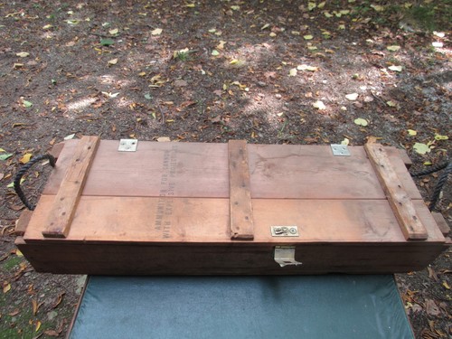 Vtg empty wooden surplus - vtg,