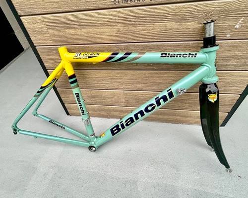 1990s bianchi frame fork - fork, head