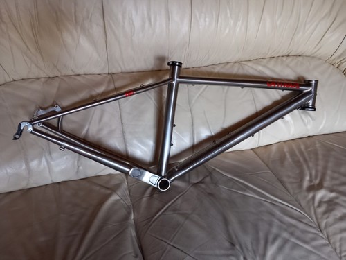 Titanium mountain bike frame - titanium,