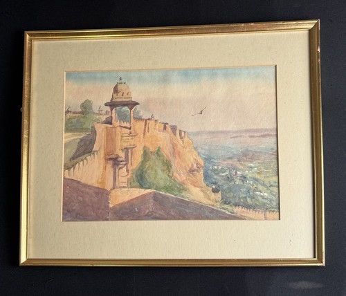 Vintage original watercolour - vintage,