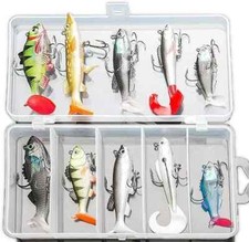 10x mixed pike baits - 10x,