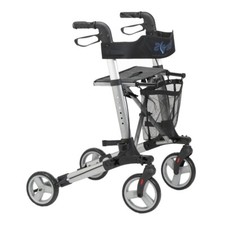 Days Deluxe Folding Lightweight Four Wheel Rollator - 610mm Seat Height