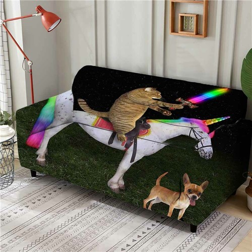 Tongue reprint stretch sofa - tongue,