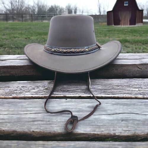 Brown bush hat - brown,