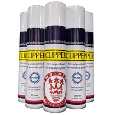 Clipper ISO Butane 12 Loop Ultra Refined Whip Zero Impurities Gas Refill 300ml