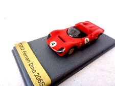 Piccolino Ferrari Dino 260S 1967 White Metal Car Kit 1/87 Factory Built 1/76