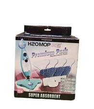 H20 Mop X5 Premium Pack Replacement Pads Only 1 Of The White Pads Got Used.  