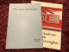 Audi 100 Brochure 1978, C2 shape, Jan 1978 UK issue inc LS, GL-5E