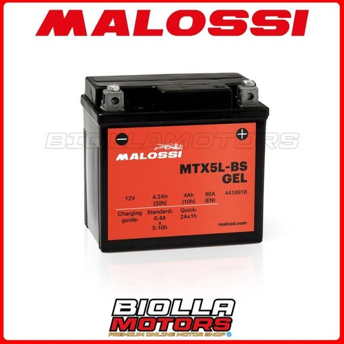 Mtx5l battery malossi gel - mtx5l-bs,
