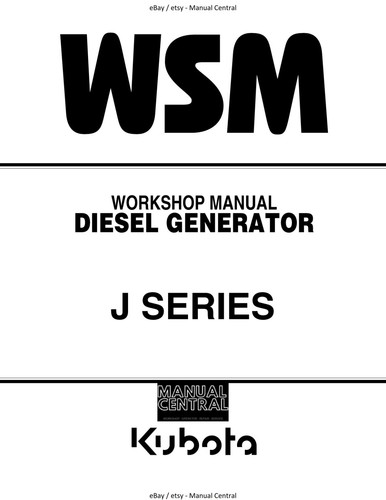 Kubota diesel generator - diesel,