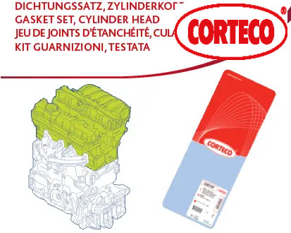 Cylinder head gasket 417993p - gasket,