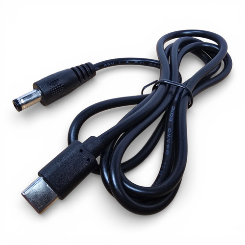 Usb barrel charging cable - usb-c,