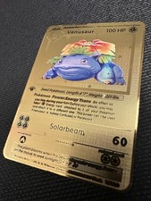 Venusaur 100HP Gold Metal