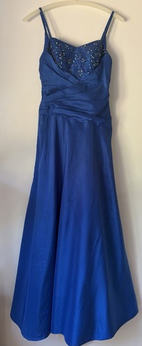 Royal blue beaded bodice - royal, prom/