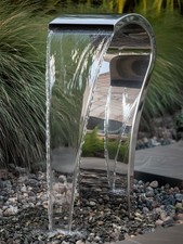 Crostolo Polished Steel Curved