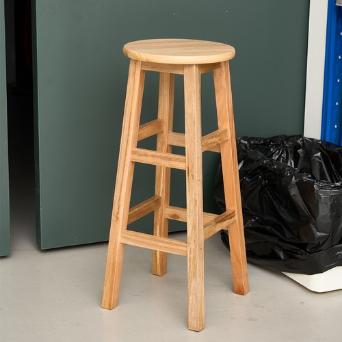 Wooden bar stool - stool, kitchen