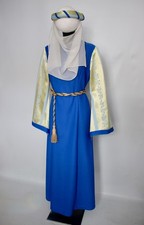 Ladies Medieval Blue Gold