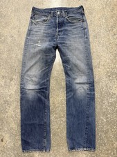 Levi's LVC 501XX Big E Redline Selvedge Hidden Rivet  Denim Jeans Size 31x30  