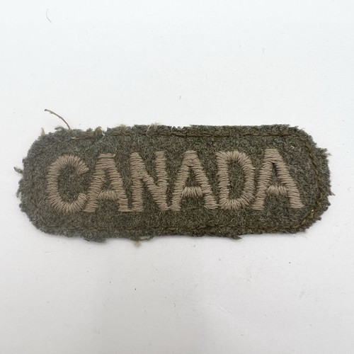 Genuine ww2 canadian - canadian, canada