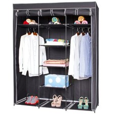 Double Triple Canvas Wardrobe