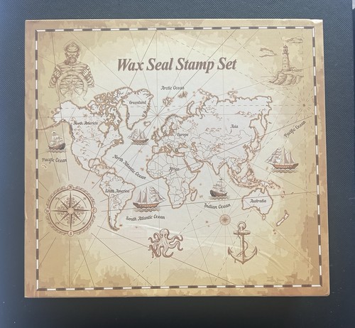 Wax seal stamp kit - wax,