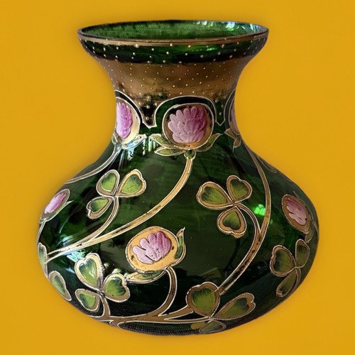 Moser bohemian czech - czech, emerald