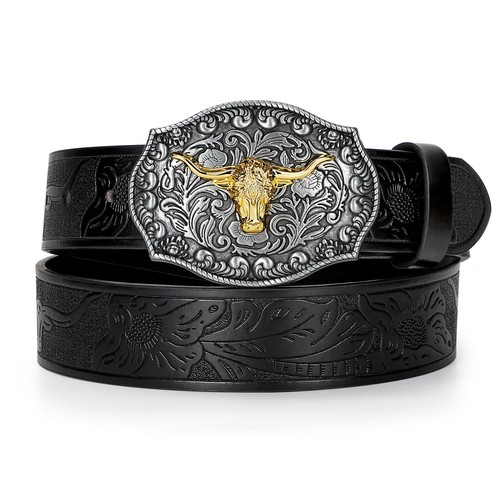 Men leather western - leather, cowboy