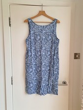 Next Linen Shift Dress UK12