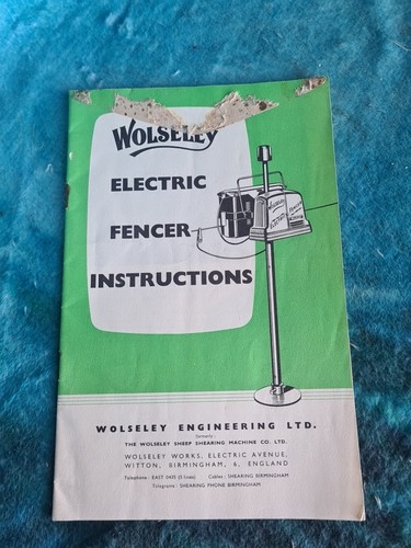 Wolseley electric fencer - wolseley,
