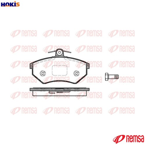 Brake pad set disc - disc,