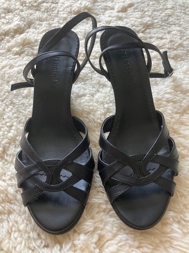 Principles black leather ankle - principles,
