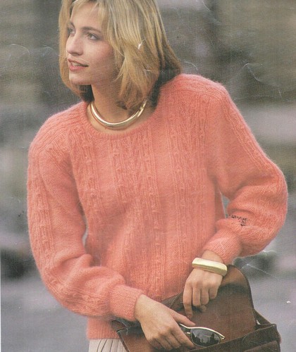 Saddle yoke sweater with - saddle,