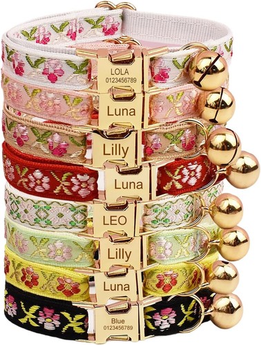 Personalized cat collar - collar, with