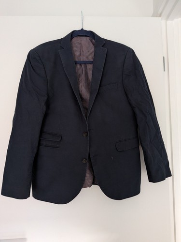Mens next slim fit navy - fit, blue