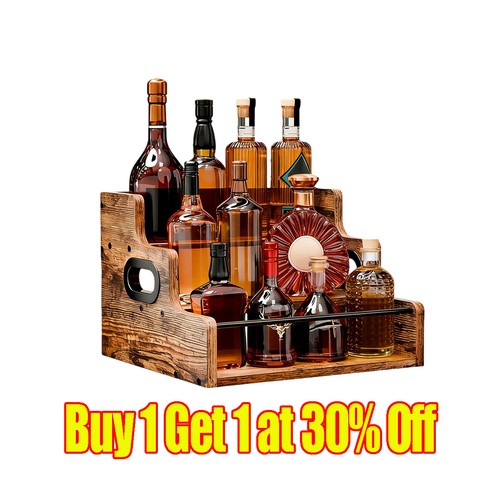 Tier liquor bottle display - bottle,
