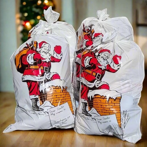 Giant christmas sacks 75cm - sacks,