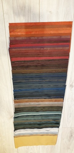 Mixed 100 leather offcuts - 8, 100%