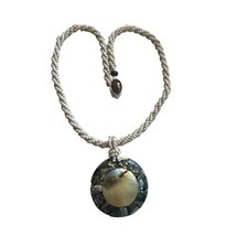 Twisted Seed Necklace Abalone