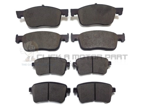 Front and rear brake pads - front,