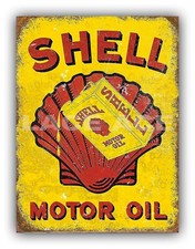 Shell Motor Oil Style Retro