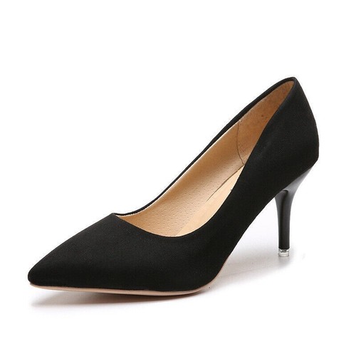 Suede high heels - suede, women's