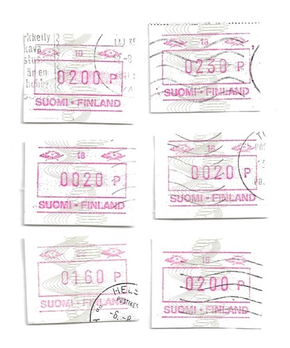Finland finnish atm postage - finland,