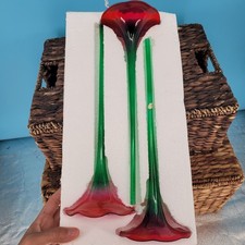 Hand blown glass calla lily - hand,