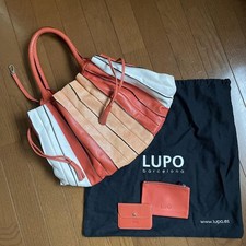 Lupo Handbag Tote Bag w/Pouch