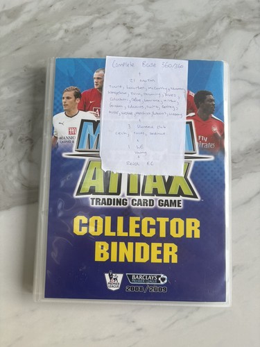 Topps match attax - match, 2008/09