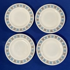 4 x JAJ Pyrex Chelsea Side Plates 8.5” diameter