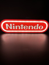 Nintendo Light Up LED Neon Sign USB Powered Gaming Mario Zelda Pokemon